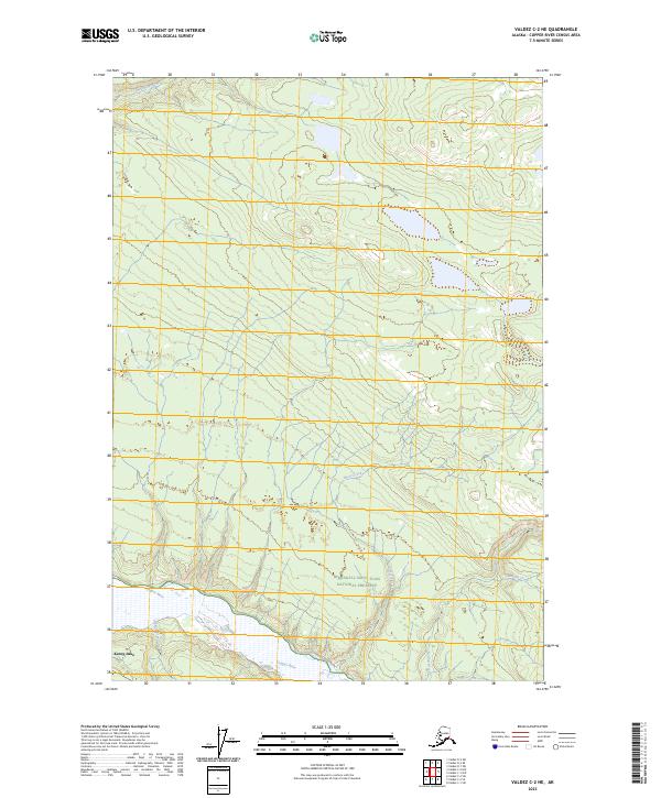 USGS Topographic Map – Valdez C-2 NE
