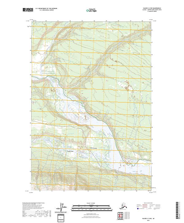 USGS Topographic Map – Valdez C-2 NW