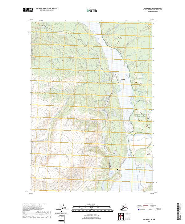 USGS Topographic Map – Valdez C-2 SE