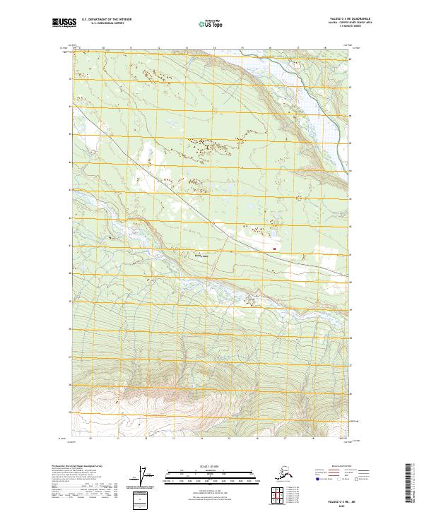 USGS Topographic Map – Valdez C-3 NE