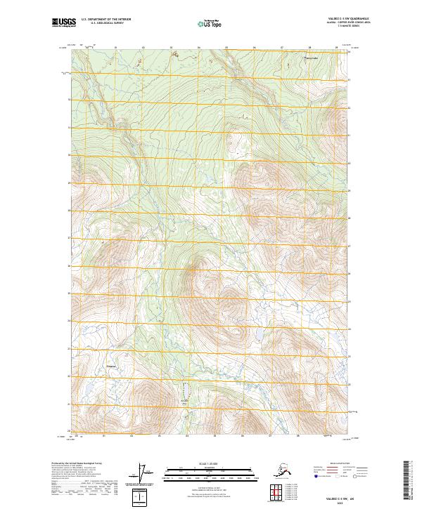 USGS Topographic Map – Valdez C-3 SW