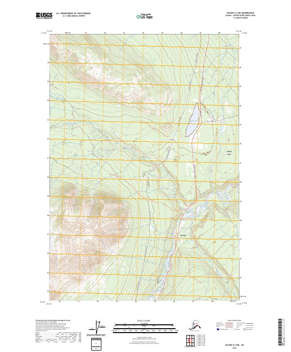 USGS Topographic Map – Valdez C-4 NE