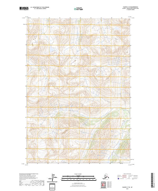 2023 Map of Valdez C-7 SE, 2023 Print
