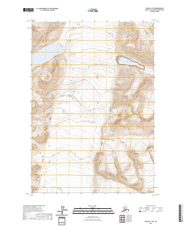 USGS Topographic Map – Valdez C-7 SW