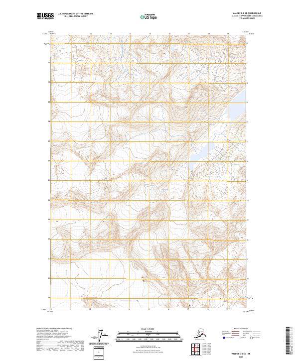 2023 Map of Valdez C-8 SE, 2023 Print