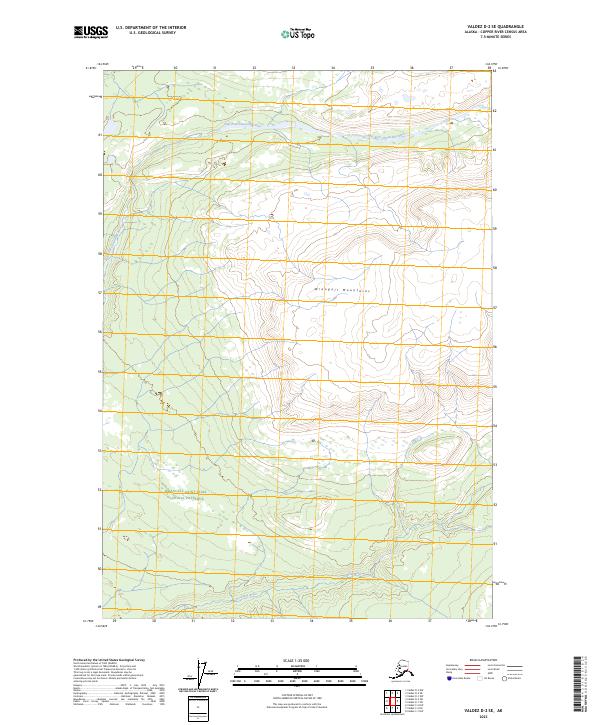 2023 Map of Valdez D-2 SE, 2023 Print