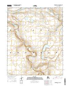 2014 Map of Wainwright A-1 SW, 2014 Print