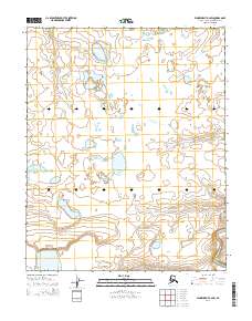 2014 Map of Wainwright A-2 SW, 2014 Print