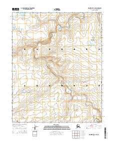 2014 Map of Wainwright A-3 NE, 2014 Print