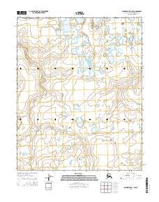 2014 Map of Wainwright A-3 NW, 2014 Print