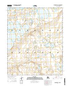 2014 Map of Wainwright A-4 NW, 2014 Print