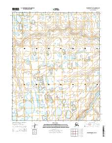 2014 Map of Wainwright B-3 SE, 2014 Print