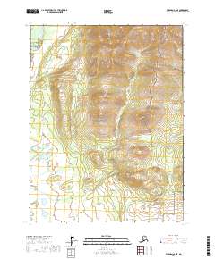 2017 Map of Wiseman A-2 NE, 2017 Print