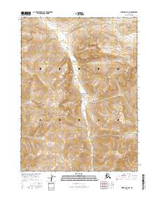 2016 Map of Wiseman C-5 NE, 2016 Print