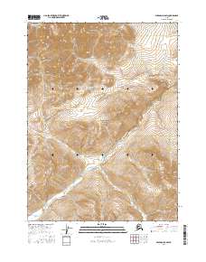 2016 Map of Wiseman D-6 SW, 2016 Print
