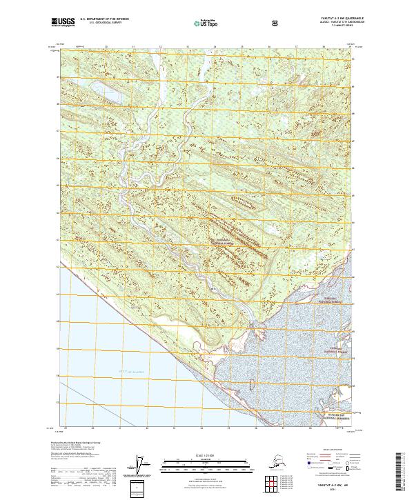 USGS Topographic Map – Yakutat A-2 NW