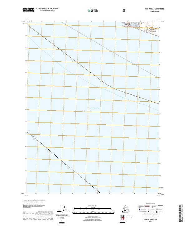 USGS Topographic Map – Yakutat A-2 SW
