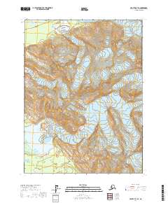 2017 Map of Yakutat B-1 SE, 2017 Print
