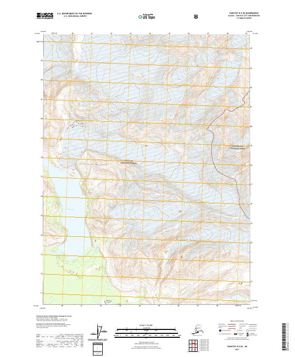 USGS Topographic Map – Yakutat B-2 SE