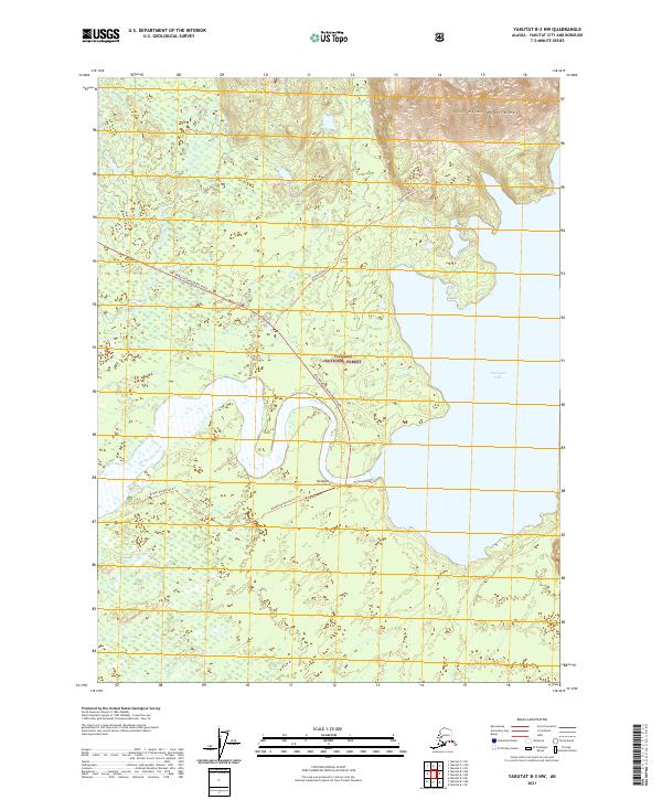 USGS Topographic Map – Yakutat B-3 NW