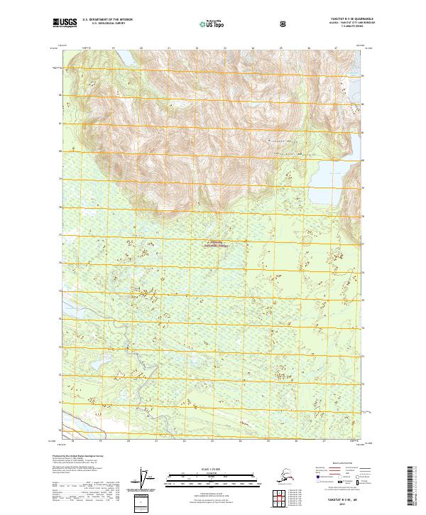 USGS Topographic Map – Yakutat B-3 SE