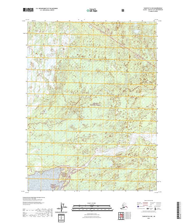 USGS Topographic Map – Yakutat B-4 NE