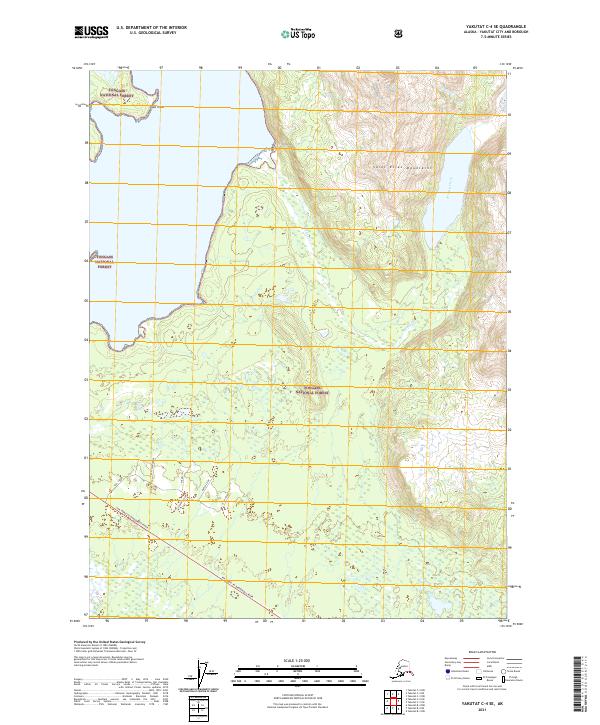 USGS Topographic Map – Yakutat C-4 SE