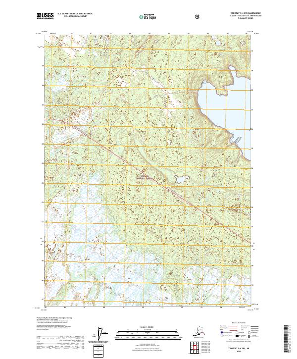USGS Topographic Map – Yakutat C-4 SW