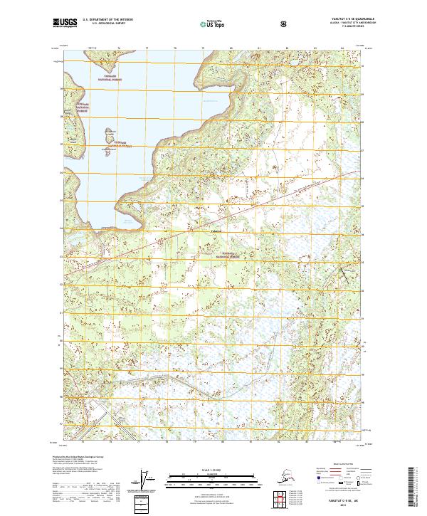 USGS Topographic Map – Yakutat C-5 SE