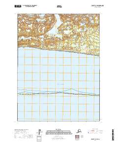 2017 Map of Yakutat C-7 NW, 2017 Print