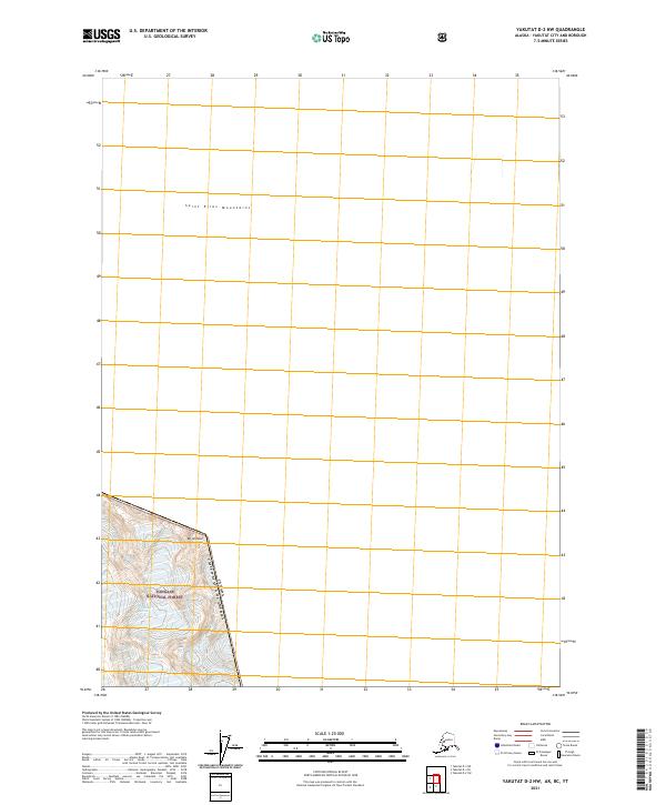 USGS Topographic Map – Yakutat D-2 NW