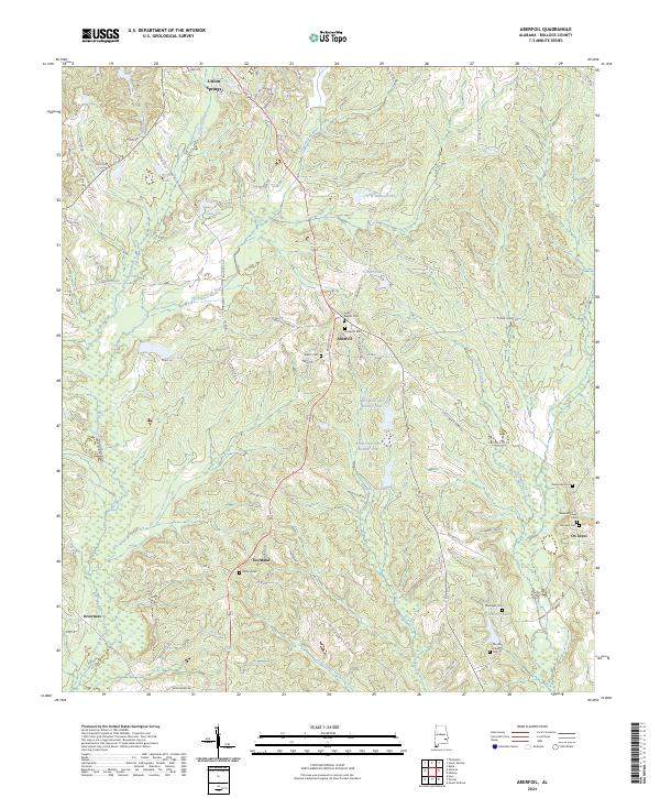 USGS Topographic Map – Aberfoil