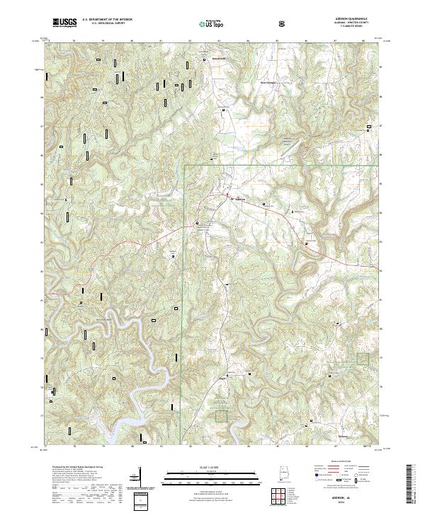 USGS Topographic Map – Addison