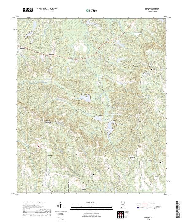 USGS Topographic Map – Almeria