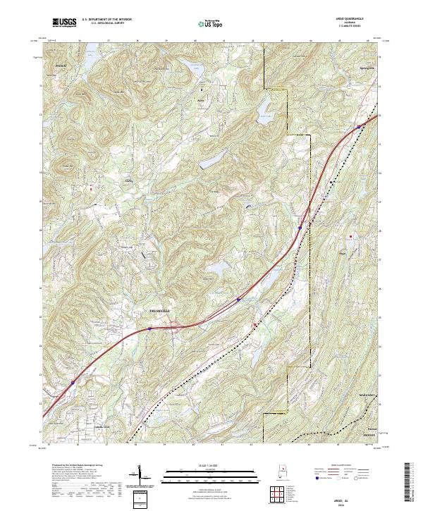 USGS Topographic Map – Argo