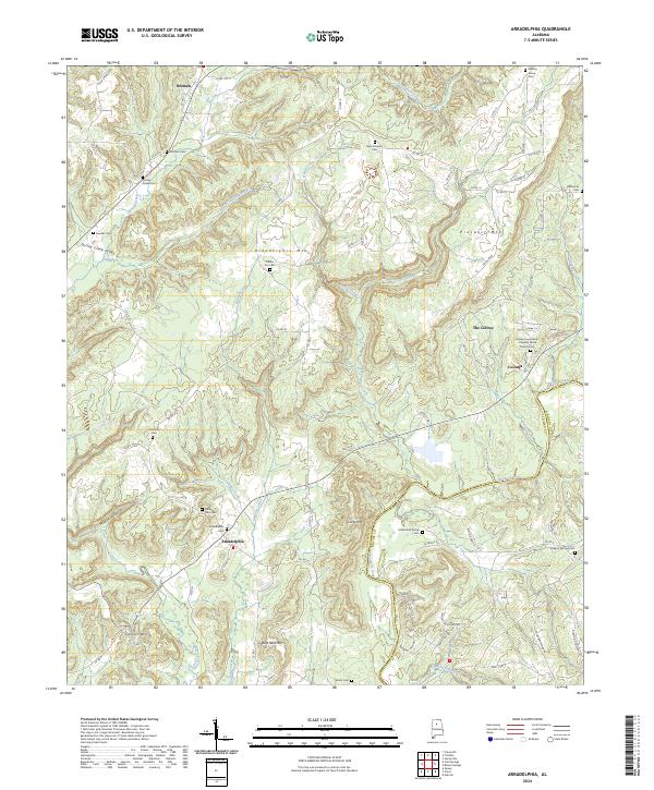USGS Topographic Map – Arkadelphia