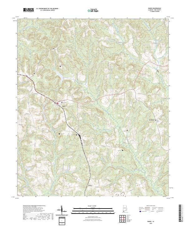 USGS Topographic Map – Banks