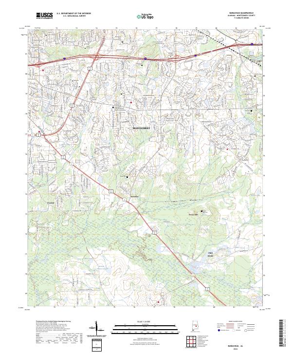 USGS Topographic Map – Barachias