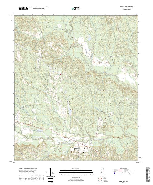USGS Topographic Map – Batesville