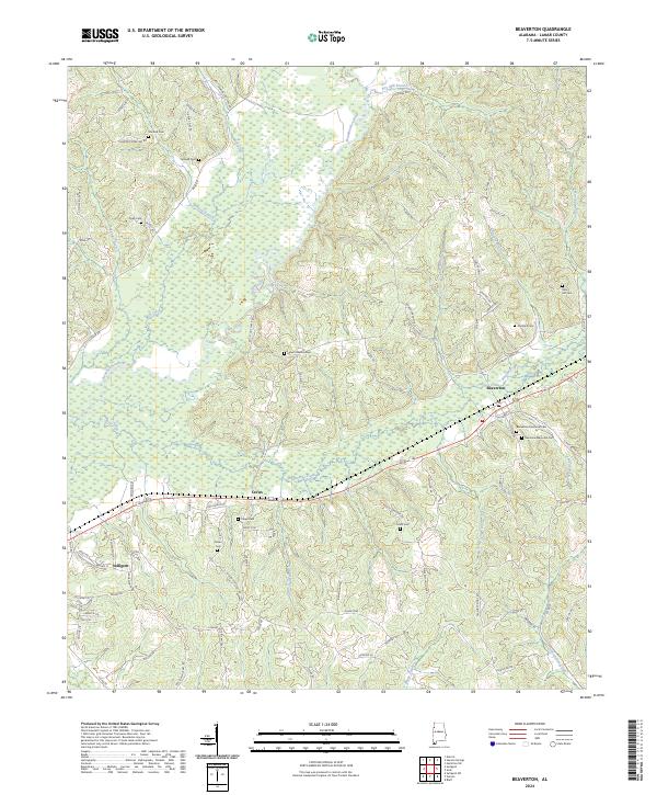 USGS Topographic Map – Beaverton