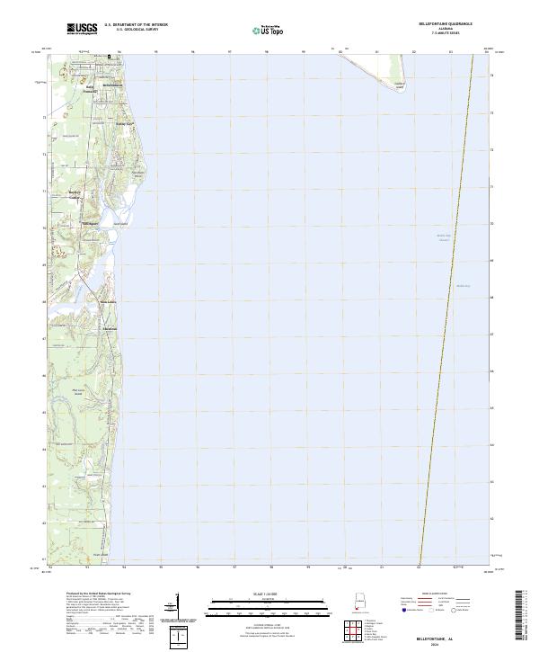 USGS Topographic Map – Bellefontaine