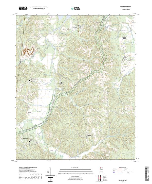 USGS Topographic Map – Bishop