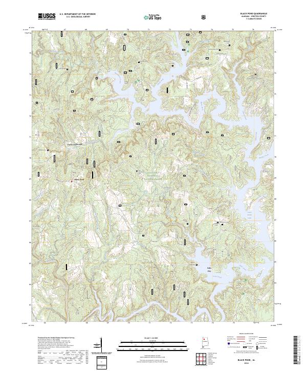 USGS Topographic Map – Black Pond