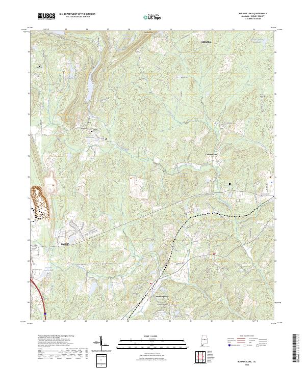 USGS Topographic Map – Bounds Lake