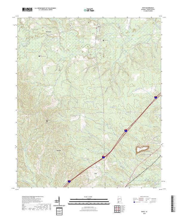 USGS Topographic Map – Boyd