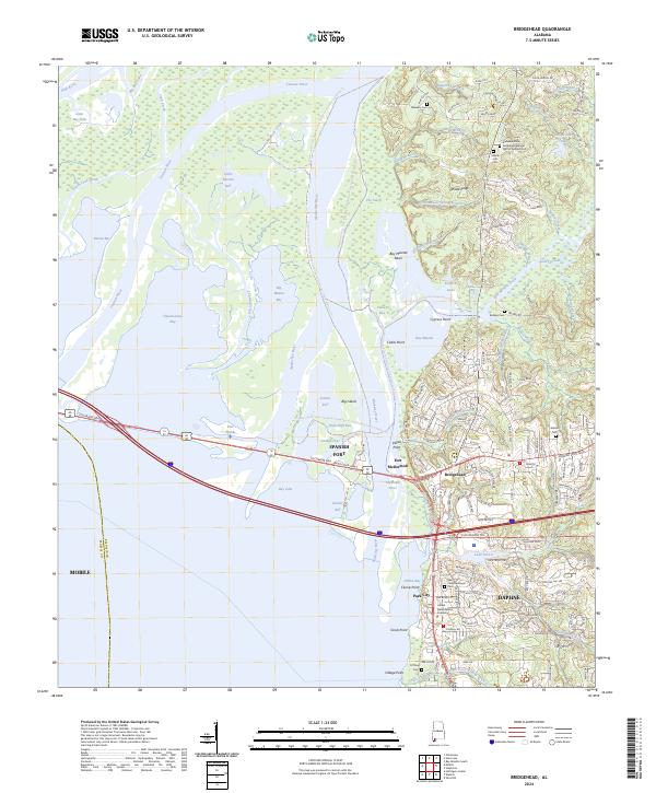 USGS Topographic Map – Bridgehead