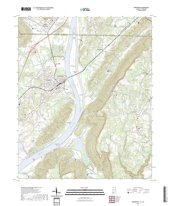 USGS Topographic Map – Bridgeport