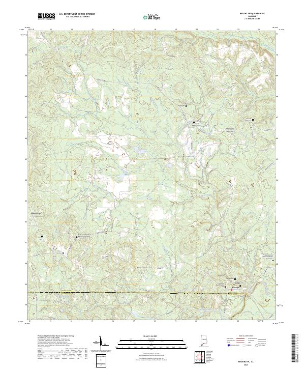 USGS Topographic Map – Brooklyn
