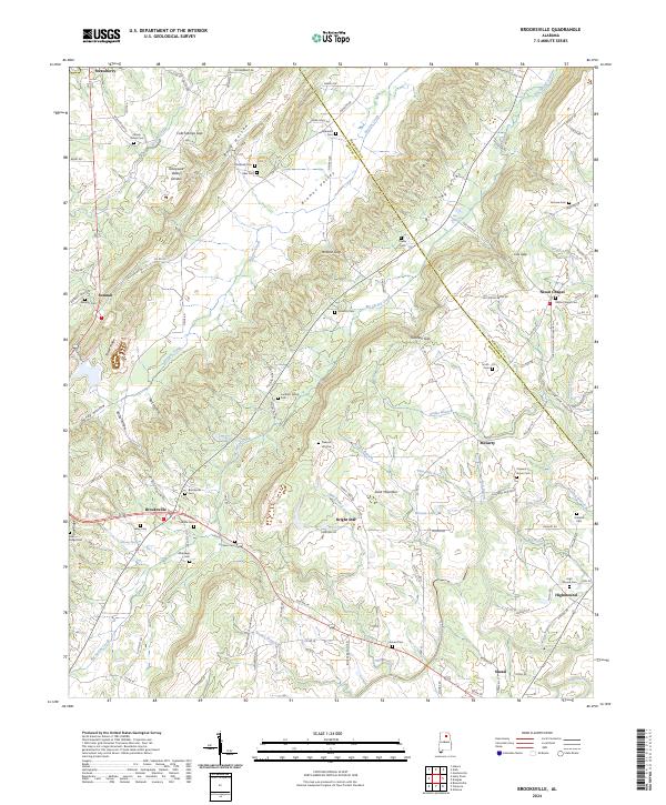 USGS Topographic Map – Brooksville