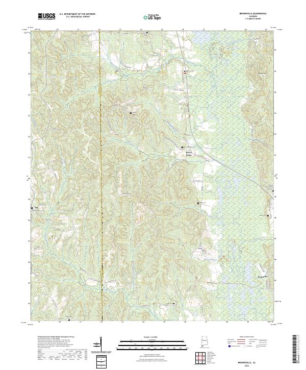 USGS Topographic Map – Brownville